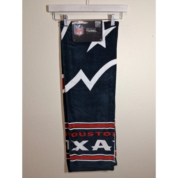 NFL Houston Texans Cotton Beach Towel Pool Summer Vacation Swimming 30" x 60" - Picture 1 of 6